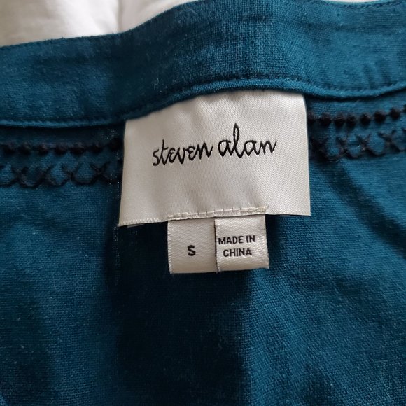 Steven Alan Silk Embroidered Tank Blouse - Picture 3 of 9